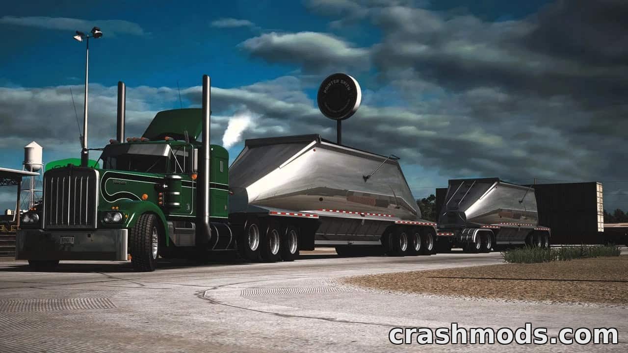 Beall Bullet Belly Dump Trailer – Detailed Ownable Hauler – screenshot 5
