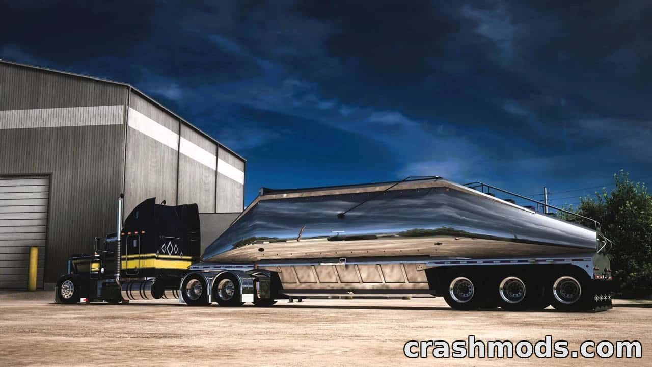 Beall Bullet Belly Dump Trailer – Detailed Ownable Hauler – screenshot 6