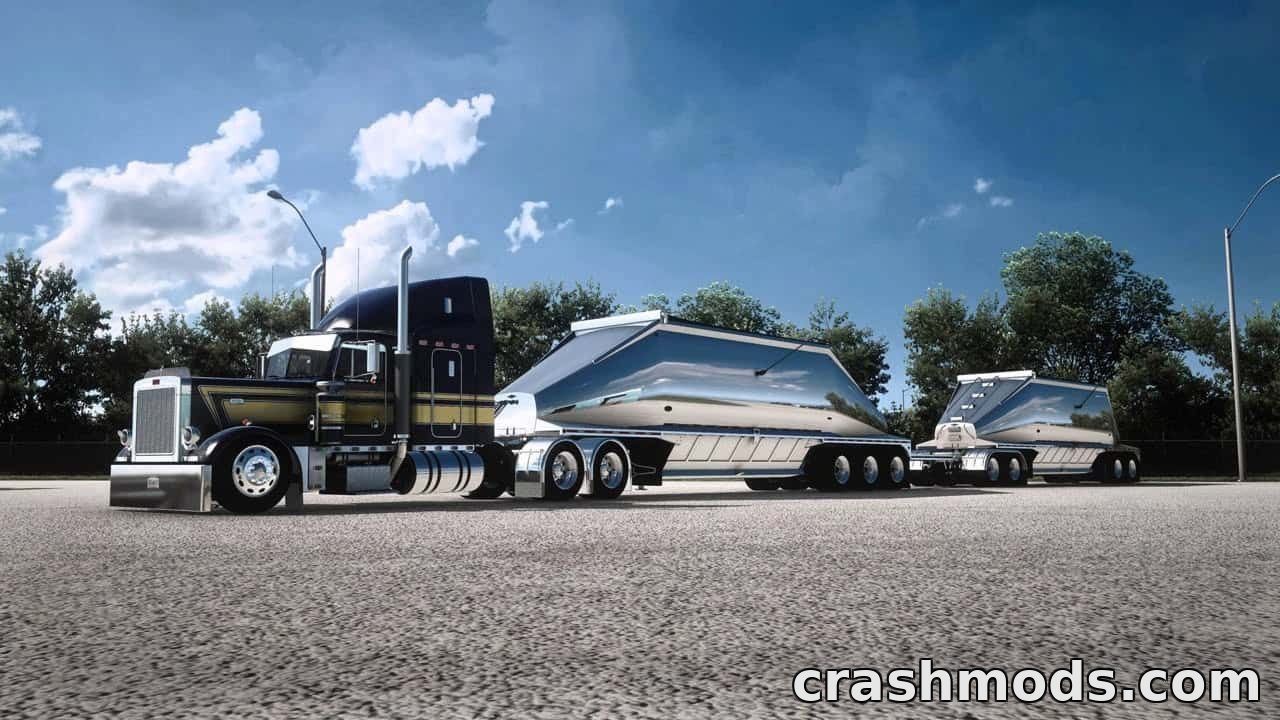 Beall Bullet Belly Dump Trailer – Detailed Ownable Hauler – screenshot 7