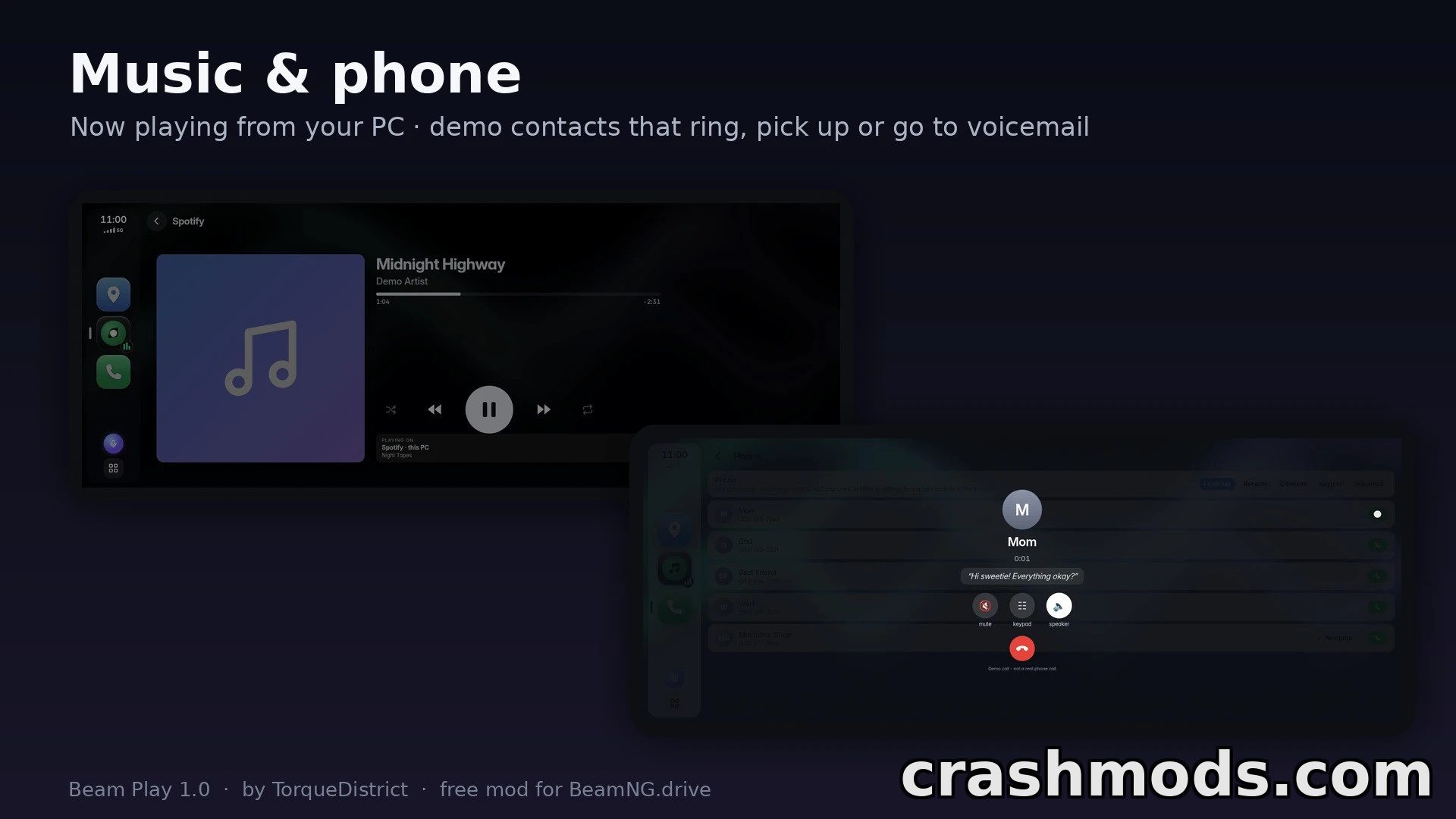 BeamPlay Universal CarPlay – Clickable Touchscreen Head Unit – screenshot 4