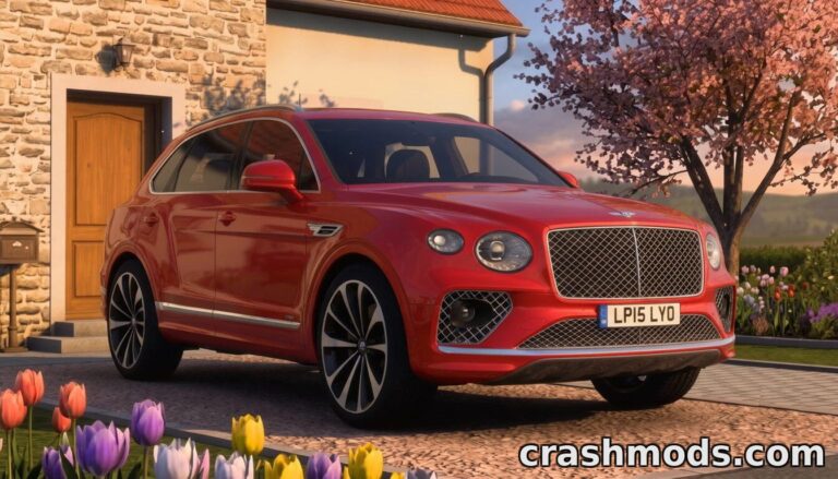 Bentley Bentayga S 2023 – Luxury SUV Car Addon American Truck Simulator mod screenshot