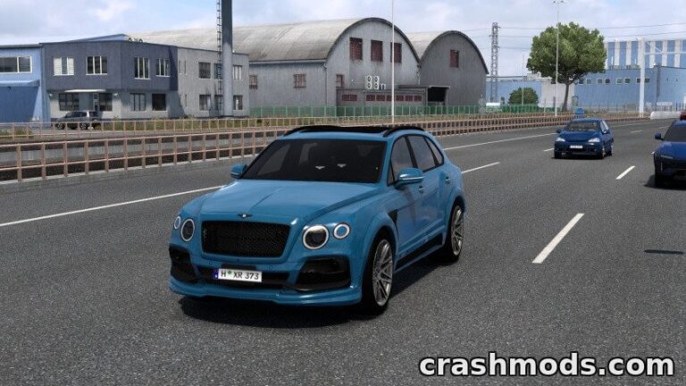 Bentley Bentayga StarTech 2017 – Luxury SUV with Custom UI Euro Truck Simulator 2 mod screenshot