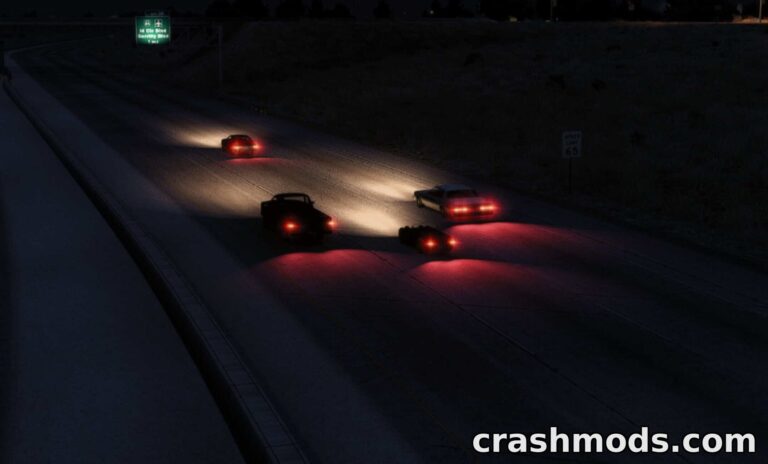 Better Flares Addon – Classic Traffic Pack Lighting American Truck Simulator mod screenshot