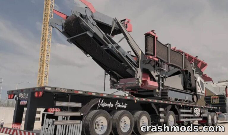 Big Tex Trailer – Customizable Cargo Hauler American Truck Simulator mod screenshot