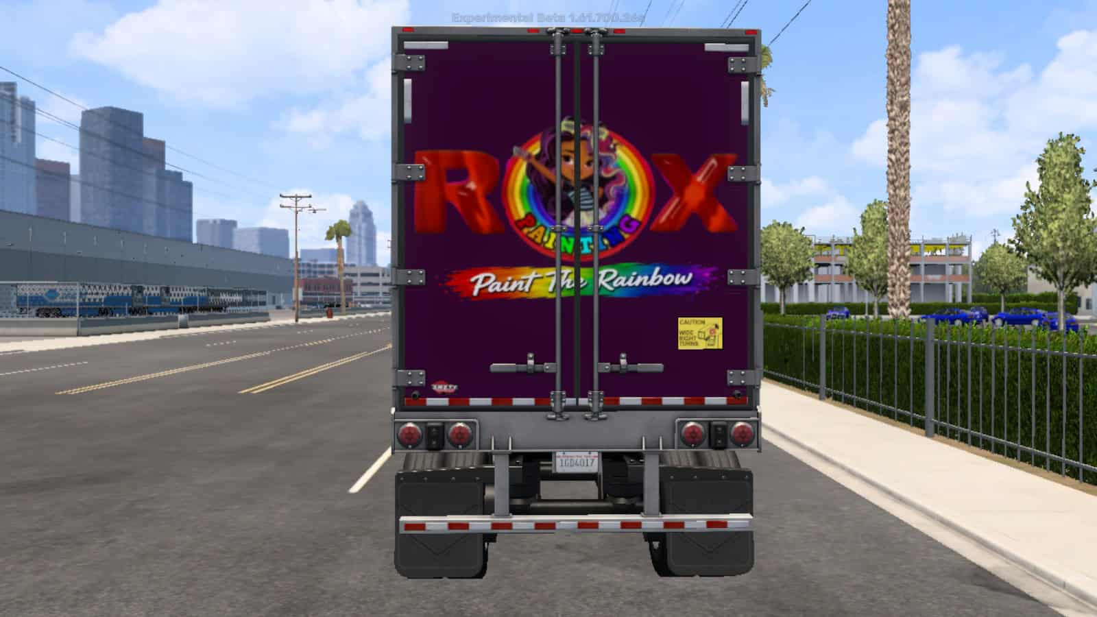 Blair’s Roses & Rox Painting – Freight Market Trailer Skin – screenshot 5