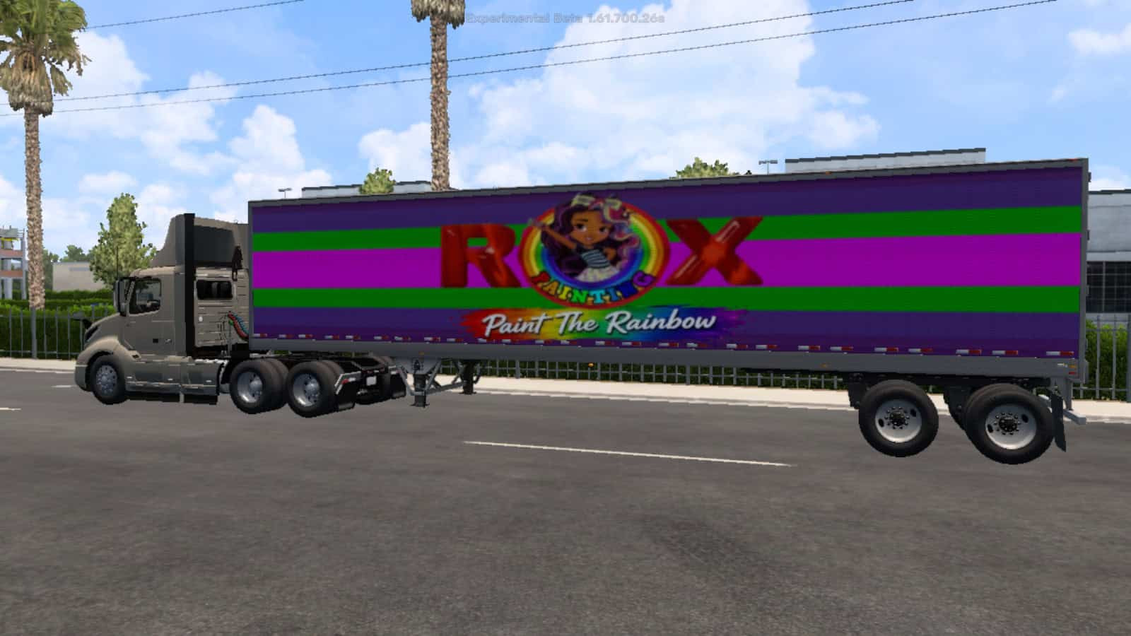 Blair’s Roses & Rox Painting – Freight Market Trailer Skin – screenshot 6
