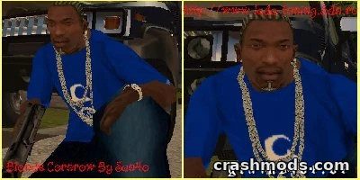 Blonde Cornrow – Hairstyle Skin by San4o GTA San Andreas mod screenshot