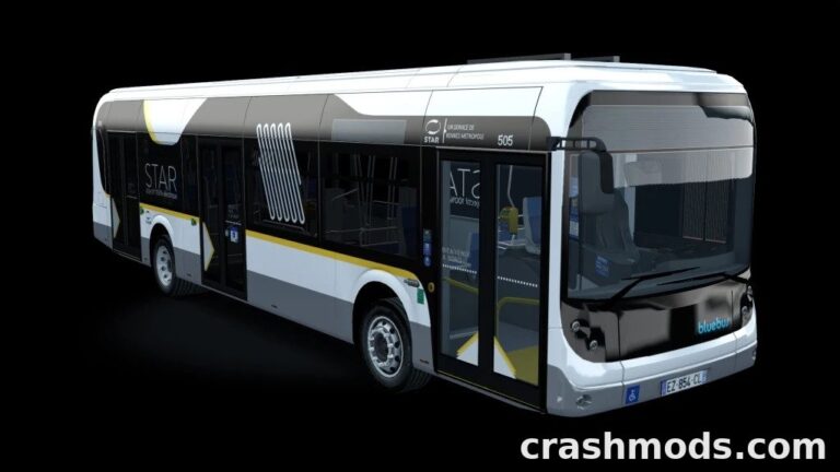 BlueBus 12M – Unique City Bus Racing Experience Assetto Corsa mod screenshot