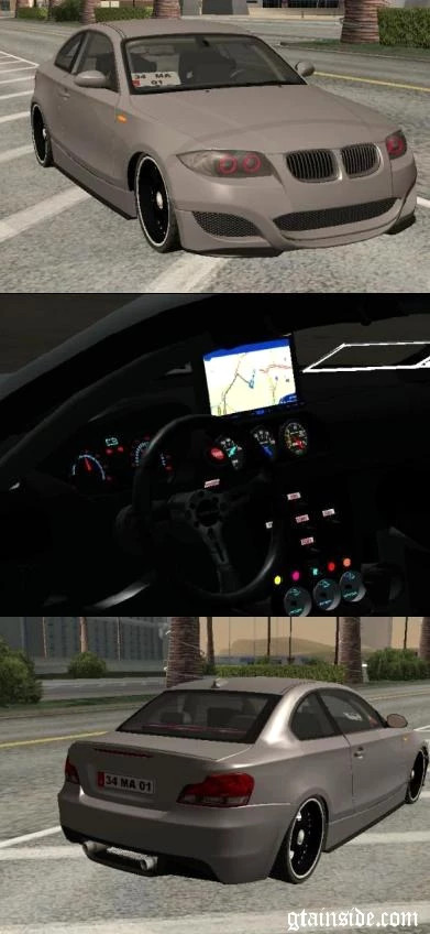 BMW 135 Tuning – Tuned 1 Series Street Car GTA San Andreas mod screenshot