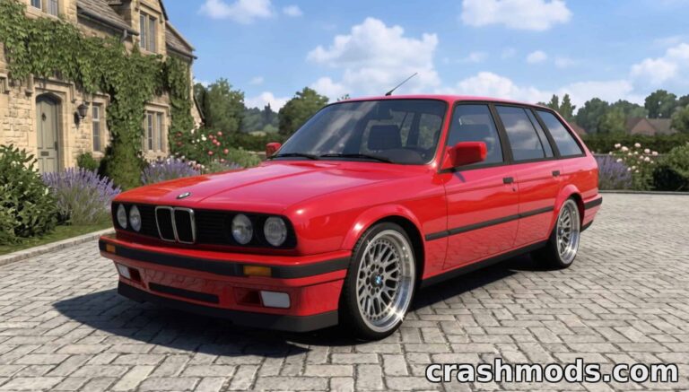 BMW 3-Series E30 Touring – Classic Estate Car American Truck Simulator mod screenshot