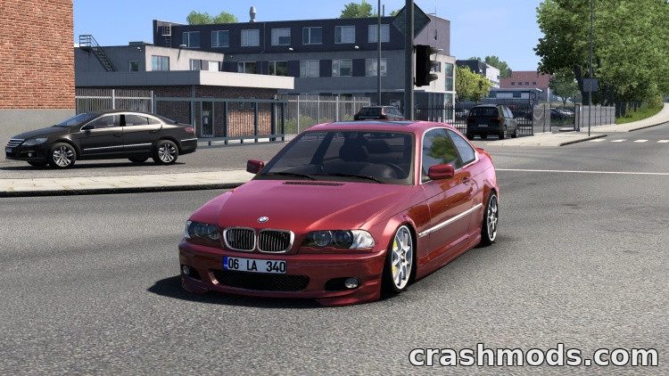 BMW 3 Series E46 – Classic Sedan with Real Values Euro Truck Simulator 2 mod screenshot