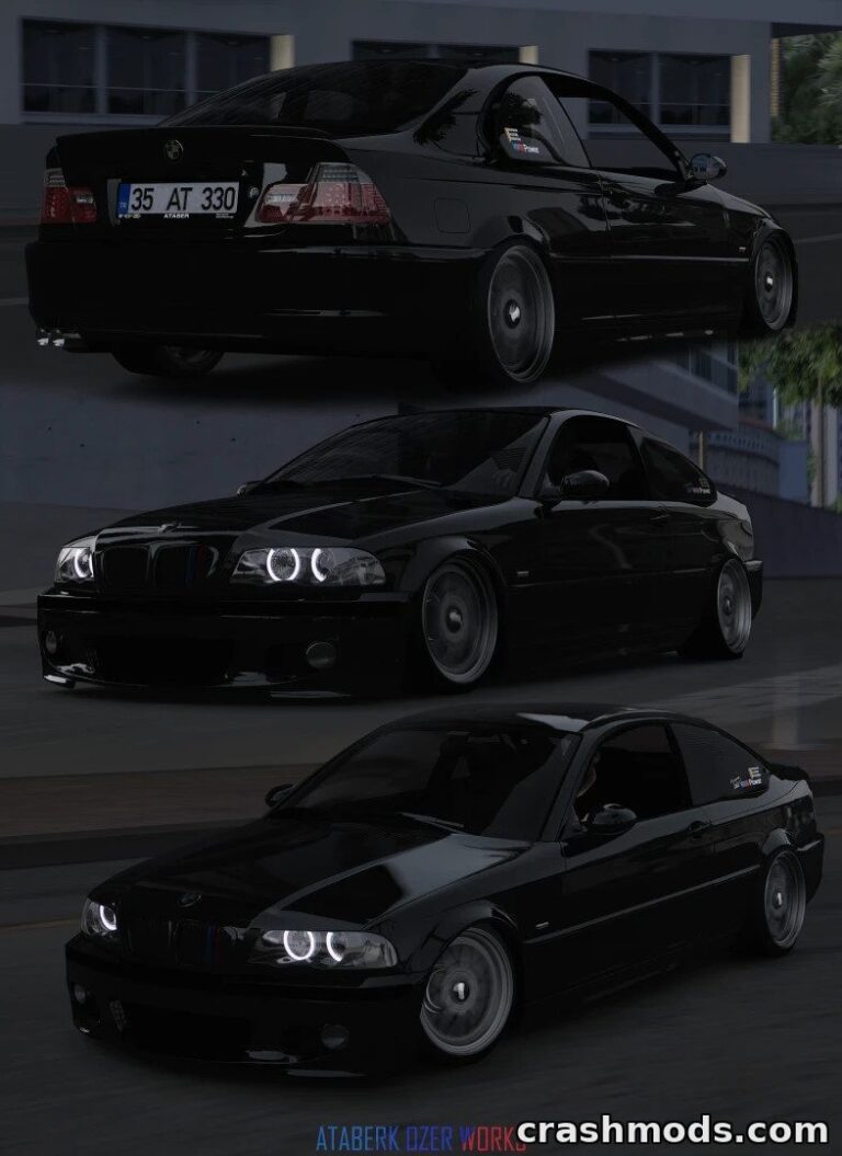 BMW 330Ci E46 – Coupe with BBS Wheels and Extras Assetto Corsa mod screenshot