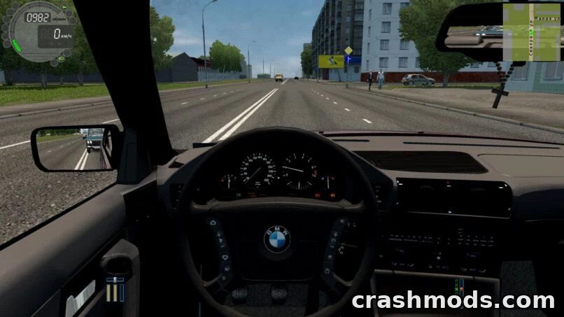 BMW 525i E34 – Rear-Drive Business Sedan with Hubcaps Extra – screenshot 2