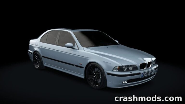 BMW 540i E39 – Rain-Ready Luxury Car with Genuine Colors Assetto Corsa mod screenshot