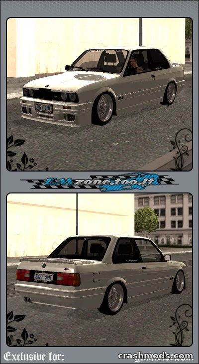 BMW E30 M-Tech2 Coupe – Classic BMW Replacing Banshee GTA San Andreas mod screenshot
