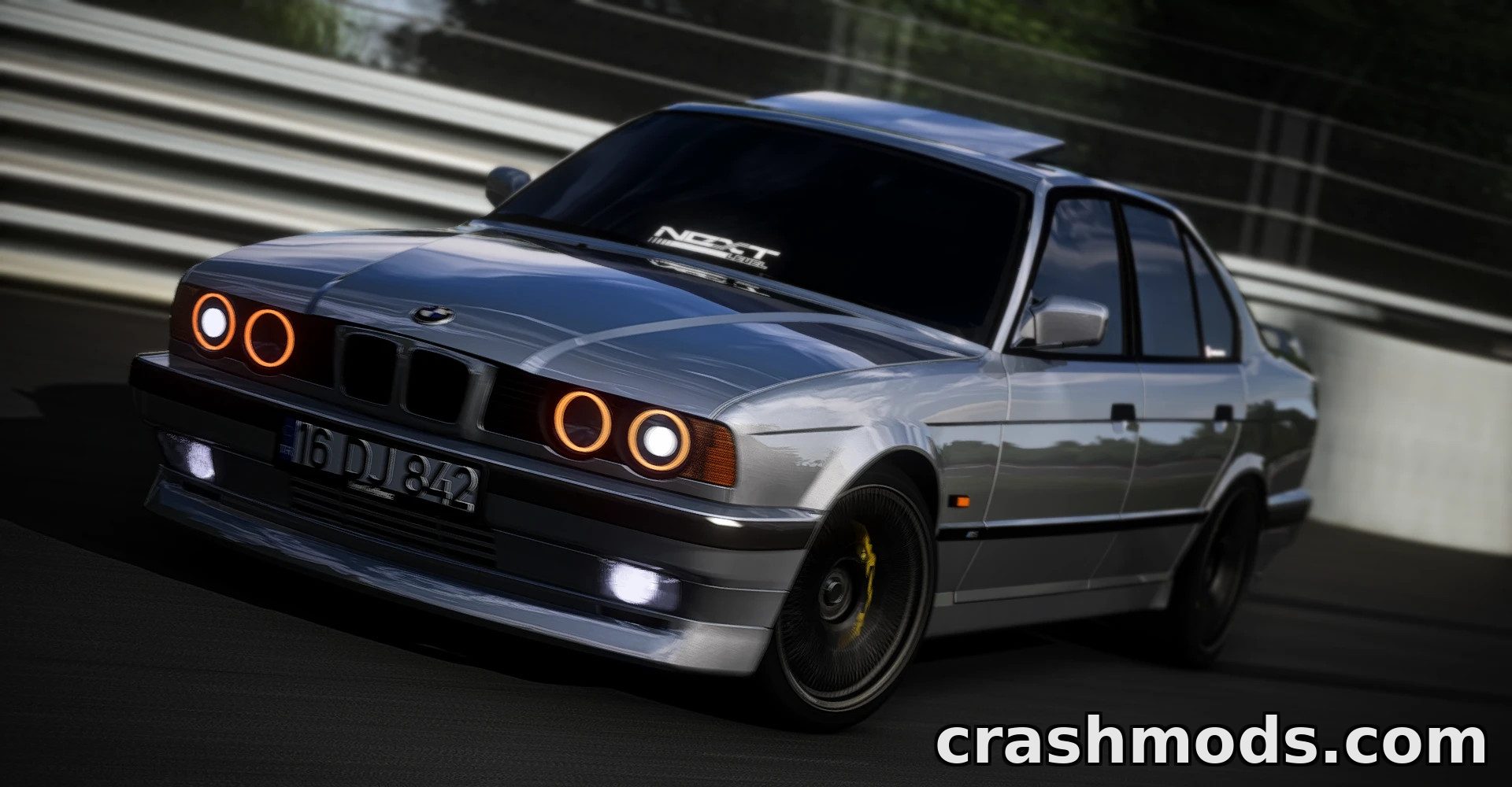 BMW E34 530i – Animated Extras With Sunroof and Angel Eyes
