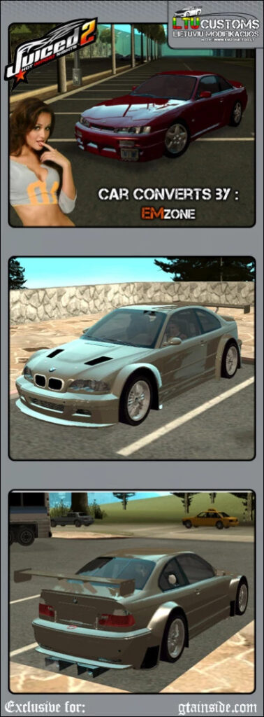 BMW E46 M3 GTR Stock – SA-MP Ready Racer GTA San Andreas mod screenshot
