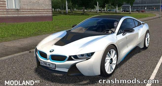 BMW i8 – Hybrid Sports Car with All-Wheel Drive City Car Driving mod screenshot