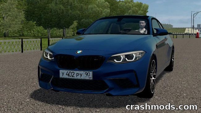 BMW M2 Competition 2018 – Drift Version with Rear-Wheel Drive City Car Driving mod screenshot