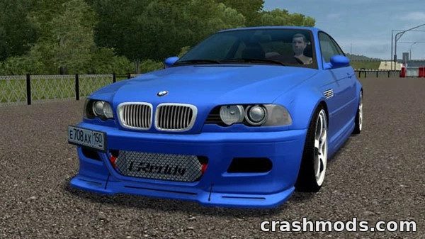 BMW M3 E46 – 343 hp Coupe with 3 Extras City Car Driving mod screenshot