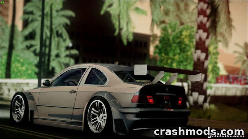 BMW M3 E46 GTR – Race Car With 3D Engine – screenshot 1
