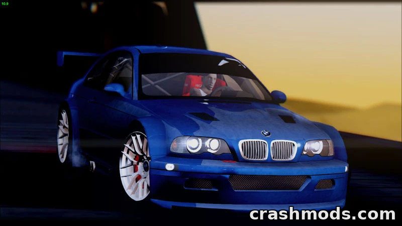 BMW M3 E46 GTR – Race Car With 3D Engine – screenshot 6