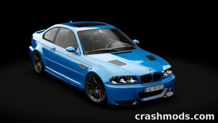 BMW M3 E46 S1 – Iconic M3 with CSP Extra Options Assetto Corsa mod screenshot