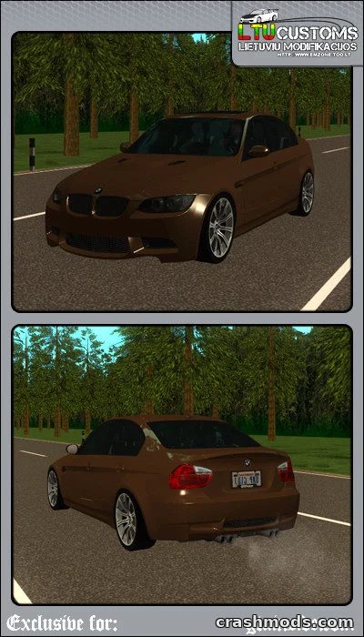 BMW M3 E90 – Sedan Replacing the Sentinel GTA San Andreas mod screenshot