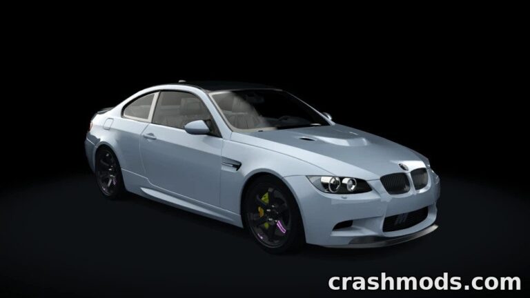 BMW M3 E92 CS Prvvy – Detailed Build with Interceptor Lights Assetto Corsa mod screenshot