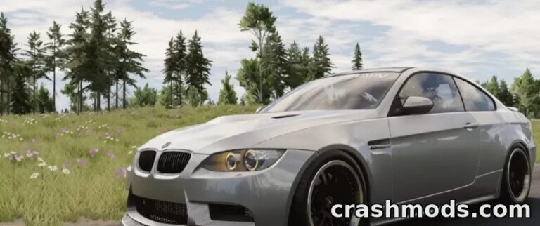 BMW M3 (E92/E93) – Detailed Coupe with Custom Interior BeamNG.drive mod screenshot