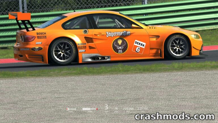 BMW M3 GT2 Jägermeister – Racing Livery Skin Assetto Corsa mod screenshot