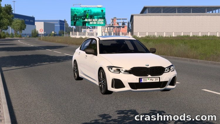 BMW M340i xDrive G20 – Sport Sedan with B58 Inline-Six Euro Truck Simulator 2 mod screenshot