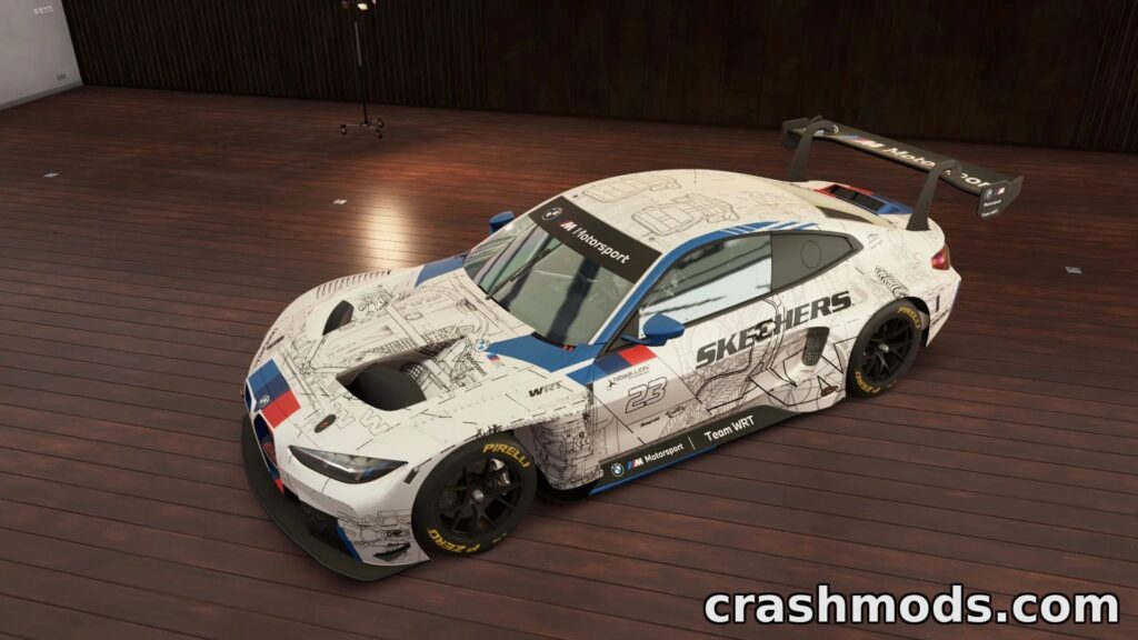 BMW M4 GT3 – WRT Barcelona Test Livery Pack Assetto Corsa EVO mod screenshot