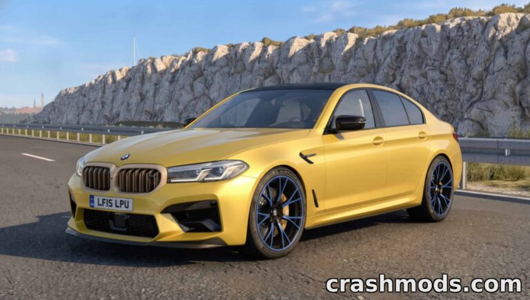 BMW M5 Competition – Detailed Sports Sedan American Truck Simulator mod screenshot