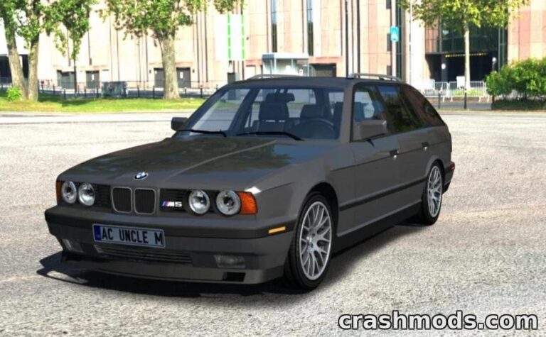 BMW M5 E34 Touring Drift – 340 hp Drift Wagon Assetto Corsa mod screenshot