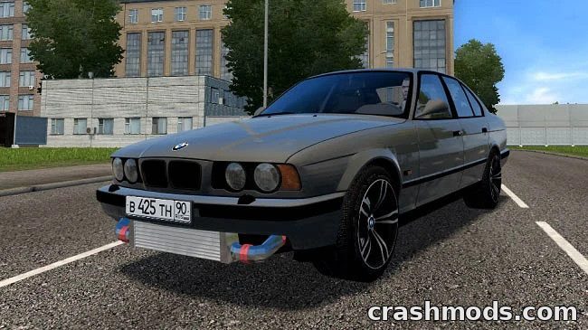 BMW M5 E34 Volk – Rear-Drive Sedan with 5-Speed Manual City Car Driving mod screenshot