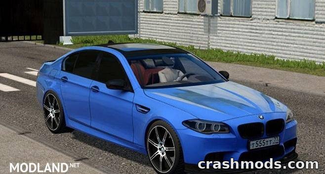 BMW M5 F10 – Rear-Drive Sports Sedan with Color Options City Car Driving mod screenshot