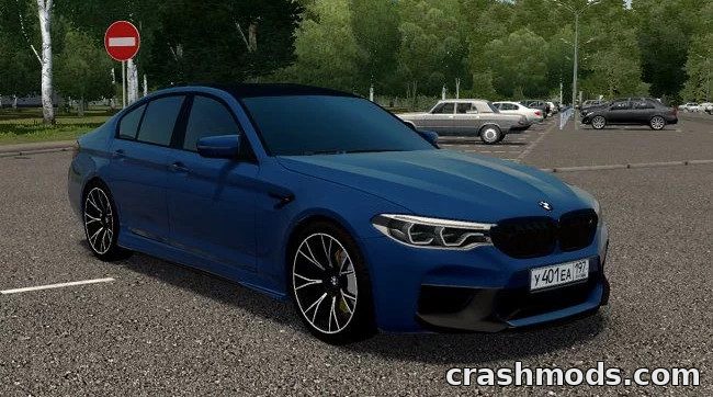 BMW M5 F90 2018 – Sport Sedan Addon for 1.59 City Car Driving mod screenshot