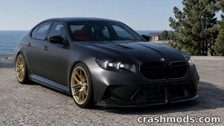 BMW M5 G90 – Custom Sedan & Wagon Build BeamNG.drive mod screenshot