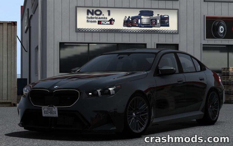 BMW M5 G90 – Realistic Sports Sedan American Truck Simulator mod screenshot