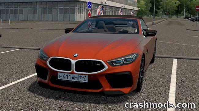 BMW M8 Competition Cabrio F91 2020 – New Physics and Sounds City Car Driving mod screenshot