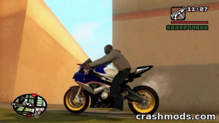 BMW S1000RR – Detailed Sport Bike for Original Edition GTA San Andreas mod screenshot