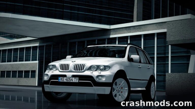 BMW X5 E53 2005 – First-Generation SUV with 80 Extras City Car Driving mod screenshot