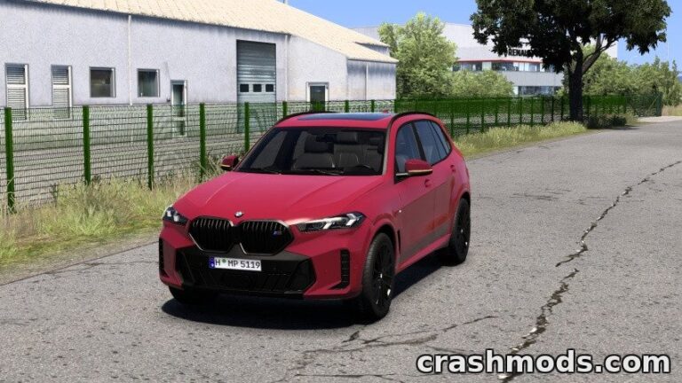 BMW X5 G05 2024 – SUV with Custom Digital UI Euro Truck Simulator 2 mod screenshot