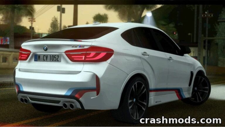 BMW X6 F86 M-Performance – SUV with Full LED Lights GTA San Andreas mod screenshot