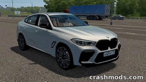 BMW X6 M Competition F96 2020 with 22 Extras City Car Driving mod screenshot
