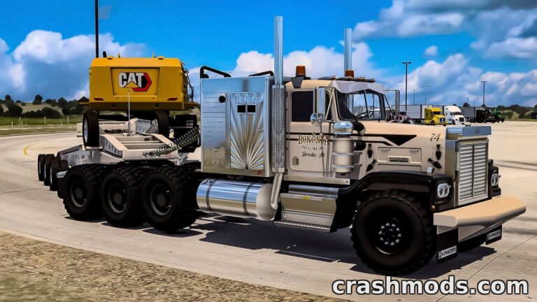 Bonanza Drilling Skin for Kenworth LW – Truck Livery American Truck Simulator mod screenshot