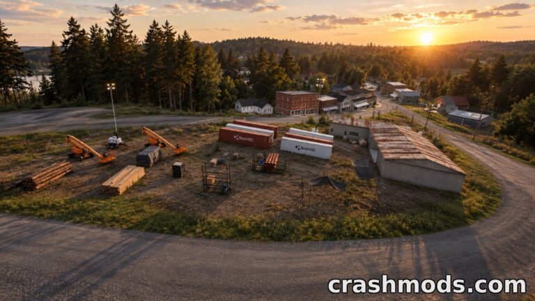 Buckyville Island – Open World Map with Race Tracks BeamNG.drive mod screenshot