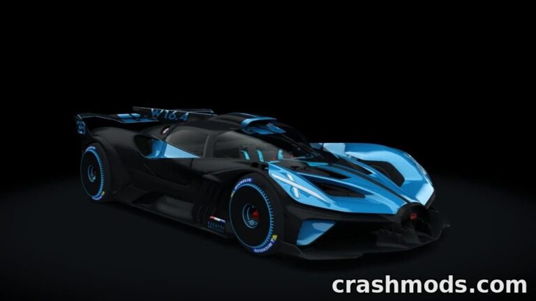 Bugatti Bolide – Extreme Hyper Sports Car by Kiny Assetto Corsa mod screenshot