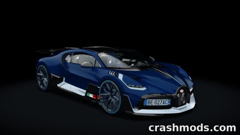 Bugatti Divo – High-Performance Sports Car Assetto Corsa mod screenshot